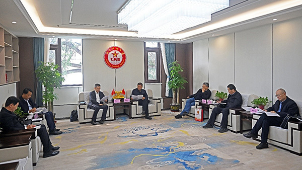 省老促会领导与青岛市老促会 进行工作座谈